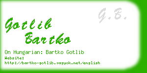 gotlib bartko business card